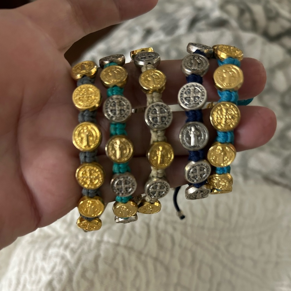 My Saint My Hero bracelets. Bundle of 5
